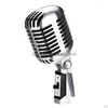 Microphones 55sh Series II Metal Vintage Microphone Simation Classic Dynamic Vocal micro Enregistrement câblé pour la livraison de gouttes de karaoké Dhiga