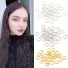 50pcs mix couleur charmes cheveux tresse halles sonneries redre dreadlock perles clips choueurs anneaux bijoux dreadlock fermons oreille accessoire