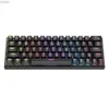 Tastiera G101D Tastiera di gioco meccanico G101D TASTANZA CHIAVE CHIAVE COMPATTO CHIASTURA COMPATTO CON ILLUMINAZIONE DEL COLORE RGB Adatto per laptopsl2404