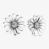 Earrings PanStyle Butterfly 925 Silver Women Piercing Ear Heart Daisy Flower Stud Sleeper Earring Fine Jewelry 2023 Trend