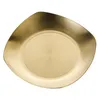Plates Sturdy Sauce Dish Rust-proof Spit Bone Square Utensil Table Seasoning Plate Tray