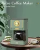 Caféristes de café Machine à café avec 25 oz de style rétro en verre avec un filtre à café réutilisable Trois modes de brassage Matcha Green |États-Unis |Nouveau Y240403