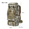 Rucksack -Rucksäcke Taktische Campingarmee Bergsteige wasserdichte Tasche Großer Camouflage Outdoor Herrenkapazität