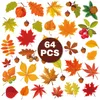 Fensteraufkleber 64pcs Herbst klungen für Glasfenster Herbst Thanksgiving Home Office Dekorationen