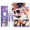 1/2pcs de cachorro cão dentes de estimação de dentes de estimação de limpeza de caneta iluminando a escova de dentes de dentes de dentes de dentes Remova a boca da ferramenta fresca