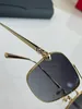 zeitlose Damen Sonnenbrille Metall Sonnenbrille Herren Doppel Nase Bridge Polierte Arme Männer Luxusdesigner Sonnenbrille