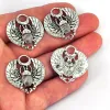 Charms 50st Fashion Animal Pendant Charm Scarab smycken diy komponenter handgjorda halsband armband charm för kvinnor diy tillbehör