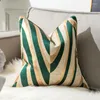 Pillow Luxury Sofa Nordic Decorative France Pillows Case 45x45 Satin Champagne Simple Dakimakura For Living Home