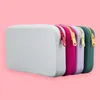 Duffel Bags Square Silicone Cosmetic Storage Bag Large Capacity Travel Makeup Brush Holder Portable Waterproof Organizer