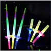 LED -lätta pinnar som blinkar upp Glowing Rose Star Heart Magic Wands Party Night Activity Concert Carnivals Props Birthday Drop Delivery DH059