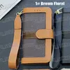 Étui de téléphone de portefeuille en cuir PU de concepteur pour iPhone 15 Pro Max 14 13 12 11 Pro Horaire mobile du support de carte flip avec bracele