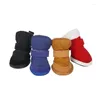 Dog Apparel Pet Shoes Snow Boots Cat Autumn And Winter Teddy Chihuahua Lambswool Cotton Supplies