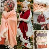 Dekens focusnorm 2 van de geboren babymeisjes die Swaddle Wrap kwikten Slaapzak hoed outfits set ontvangen