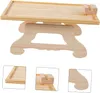 TEA TRAYS TRAY WOOD SOFA Bord Pallar Armstöd arrangör Bed Cypress Clip Sof