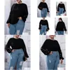 T-shirt Finjani Finjani Blouse Guipure en dentelle insert O-Neck Mesh Top Casual Clothing for Automne New 931T Drop Livrot AP Dhzak