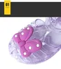 PVC Çocuklar Yaz Jelly Sandals Bowknot Bebek Kız Prenses Falt Roma Sandalet Çocuk Moda Plaj Ayakkabıları SO106 240318