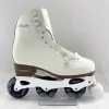 Scarpe pattini da ballo professore skate da ballo 3 ruote in linea skate danza scarpe pattini unisex uomini / donne patines di alta qualità