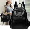 Backpack Style Womens backpack new large capacity simple and fashionable versatile trend lightweight practical atmospheric dirt resistant when going out H240403