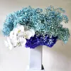 Decorative Flowers Blue Dried Baby's Breath Bouquet Perfect For Autumn Halloween Decor Christmas Weddings DIY Natural Home Bouquets