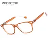 선글라스 Zenottic 2024 Square Blue Light Glasses 레트로 게임용 컴퓨터 안경 남성을위한 봄 다리와 안경 220006b