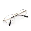 Ny vikning Portable Metal Frame Glass Reading Glasses Scratch Resistent Jianghu HD Reading Glasses Partihandel