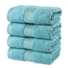 Serviette confortable serviettes molles coton multicolore 34x74cm