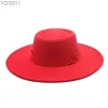 Wide Bim Hats Bucket Porkpie Hut Filz Jazz Fedora Mens Panama Trilby Herbst Winter Fashion Casual Vintage YQ240403