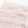 Frauenblusen 2024 Rosa Off Schultertop weibliche Strick Frauen Kurzarm Chic Bluse Y2K Sommer transparent