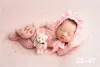 Fotografia Nowonarodzona Fotografia Props Nowonarodzona dziewczyna Romper Hat Baby Romper Bodysuits Strout Fotography Rekwizyty Ubranie