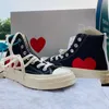 Chaussures décontractées en toile de créateurs pour hommes femmes 1970 Chucks All Star 70 Sneakers Conversités mode Sneaker plat triple noir blanc vert rouge gris sportif