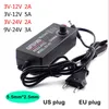 محول ANPWOO AC 100-220V إلى DC 3V-12V 3V-24V 9V-24V 2A 3A 5A توصيل توصيل الطاقة LED محول DRIVER