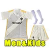 MLs 2024 2025 LA Galaxy Soccer Jersey Kids Kit Man Major League Los Angeles 24-25 Camisa de futebol Casa primária Branco Angeleno Away Green BRUGMAN RIQUI PUIG JOVELJIC NEAL