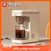 Cafeteiras Mini Máquina de Café Drip 220V Adequado para Escritórios de Caso Máquinas de Espresso elétrico portátil nos Estados Unidos Tuapoots italiano Coffee Kitchenware y