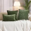 Pillow 1pc Woven Solid Color Cover With Velvet Edge Technology Modern And Luxurious Style Suitable For Sofas Bedroomns Bed