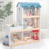 Keukens spelen Food Play House Elevator Houten Scandinavian Wind Dollhouse Toys Toys Princess Villa Boys and Girls Children Simulation Educatief speelgoed 2443