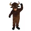 2024 Adult size Bison Mascot Costume halloween Carnival performance apparel Anime Ad Apparel performance apparel