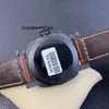 Zegarki 17 Style nurkowanie ruch mechaniczny 44 mm obudowa z włókna węglowego skórzany pasek zegarowy Sapphire Crystal Glass Super Luminous