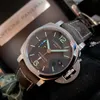 Relógios de luxo paneraiss luminor assistir design italiano masculino paneraiss relógios mecânicos paneraiss luminor 1950 pam01535 assista de homens automáticos 42mm à prova d'água ful