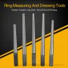 Ausrüstungen kostenloser Versand US EU Jap Hk Ring verbrauchen Edelstahl -Stick Ringgröße Dornstock Ring Sizer Messung Schmuckwerkzeuge