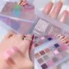 Delineador hudamoji glitter paleta de sombra fosco shimmer paleta duradoura à prova dwaterproof água pigmentado iluminar olhos maquiagem dropshipping cosméticos