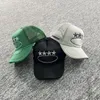 Ball Caps 2024 Modaya Marka Yıldız Kruvaziyer İşlemeli Yaz Kamyon Şapkası Erkekler için Nefes Alabilir Örgü Beyzbol Vintage Trucker Hats