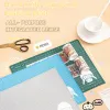 Matten PVC A4A5 Snijd Mat Handgemaakte graveerbord Cutting Paper Antikutting Hand Dubbleed gebruikte magische array Desktop Mat Board