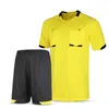 Professional men soccer referee uniforms sets football jerseys soft kits shirts shorts suit breathable quick dry custom printing 240325