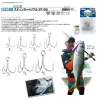 Рыболовные крючки OWNER ST56 11623 Рыболовный крючок Морские тройные крючки из высокоуглеродистой стали из Японии 3/0 2/0 1/0 1 # 2 # 4 # 6 # Рыболовные принадлежности