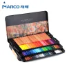 Kurşun kalemler Marco Renoir 3100 Yağ Renkli Kalemler 120 Renk Teneke Kutu Profesyonel Çizim Kalemleri Botanik Peyzaj Portre Resim