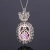 Modny duży wisiorek na motyle na S925 srebrny naszyjnik luksusowy diamentowe ozdoby biżuterii