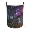Сумки для стирки организации ванной Звезды Звездный Звездный Космос Складная корзина корзина для прачечной сумки для одежды для хранения дома