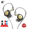 Chaussures kz edx pro dynamic écoule hifi music sport écouteurs dans les écouteurs d'oreille sport annule le casque kz edxpro dq6 zs10pro mt1