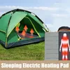 Couvertures 5V USB Sleeping Electric Heating Tampon chauffant Coussin chauffant Colon Température à 3 niveaux pour la couverture du tapis de camping extérieur