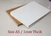 Cartões 20 folhas Tamanho A5 Paper Pads Pads Scrapbooking Kraft White Cardboard 1mm Cardstock de espessura